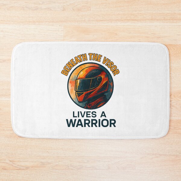Item preview, Beneath the Visor - Lives a Warrior - Motorsport designed and sold by inkNext.