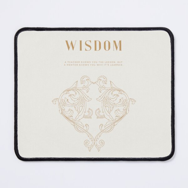 Item preview, Wisdom Vintage Aesthetic Inspirational Quote designed and sold by Retro-Reverie.