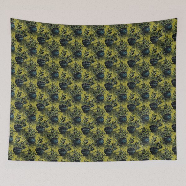 Item preview, Mediterranean Green and Black Olives Branches designed and sold by MidArtForge.