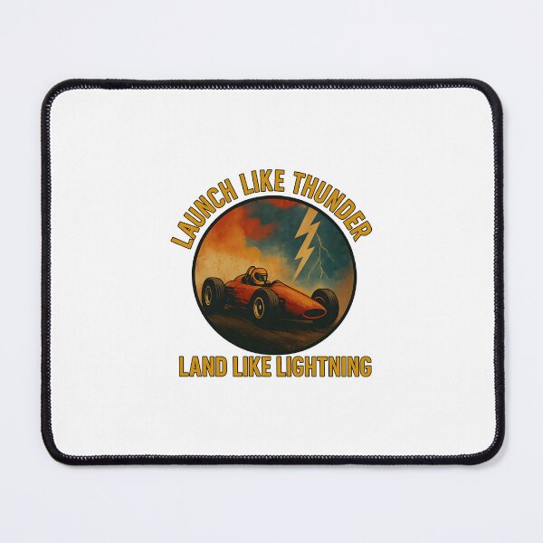 Item preview, Launch Like Thunder - Land Like Lightning - Motorsport designed and sold by inkNext.