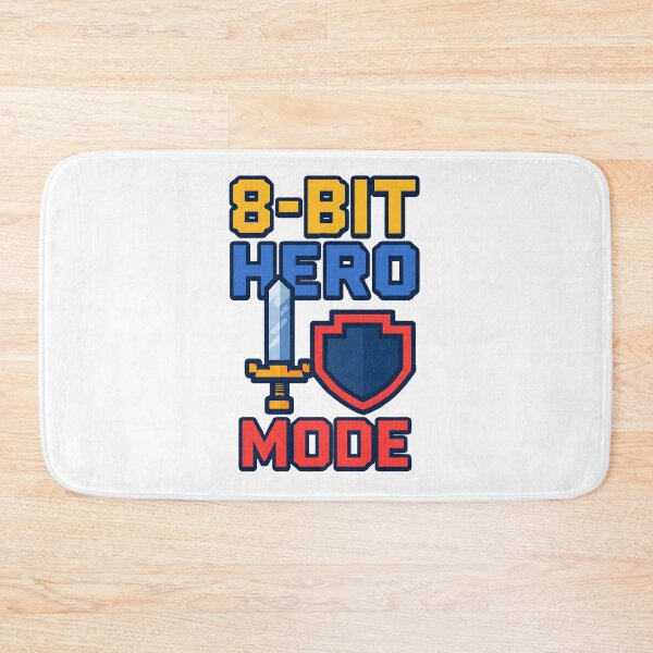 Item preview, Retro Gamer 8-Bit Hero Mode Pixel Art Design designed and sold by The-T-In-Retro.