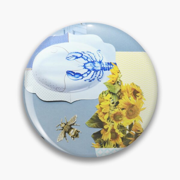 Item preview, "Domestic Dreams" Blue Handmade Collage No AI designed and sold by AgAndOl.