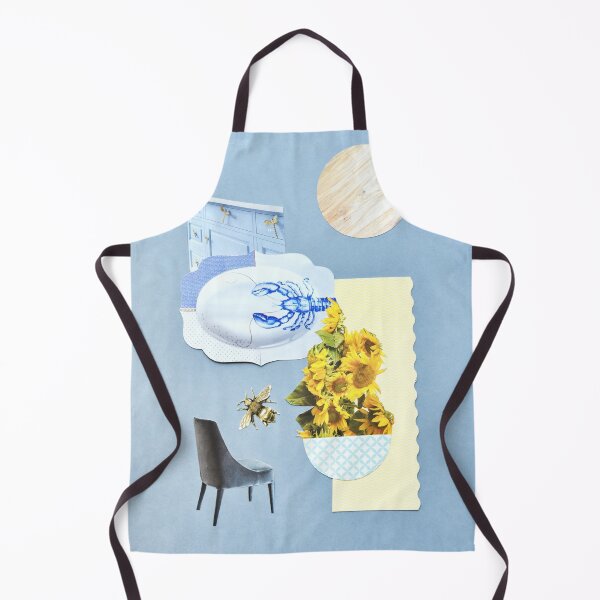 Item preview, "Domestic Dreams" Blue Handmade Collage No AI designed and sold by AgAndOl.