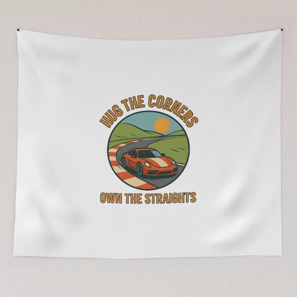 Item preview, Hug the Corners - Own the Straights - Motorsport designed and sold by inkNext.