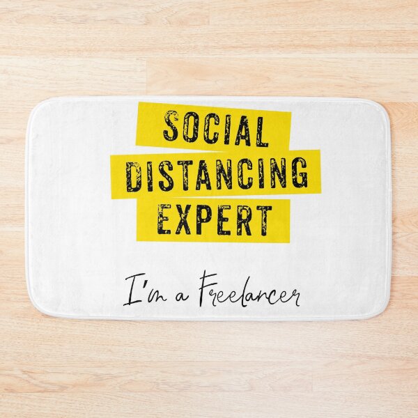 Item preview, Social Distancing Expert - Funny Freelancer Quote Design designed and sold by TeesHearts100.