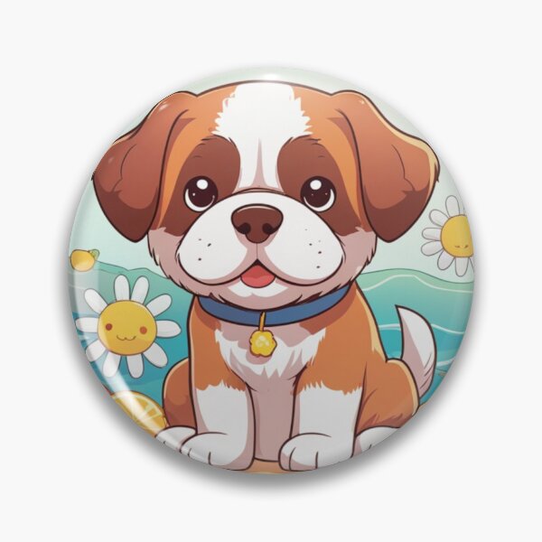 Item preview, Beach Day St Bernard designed and sold by NeatThingLover.