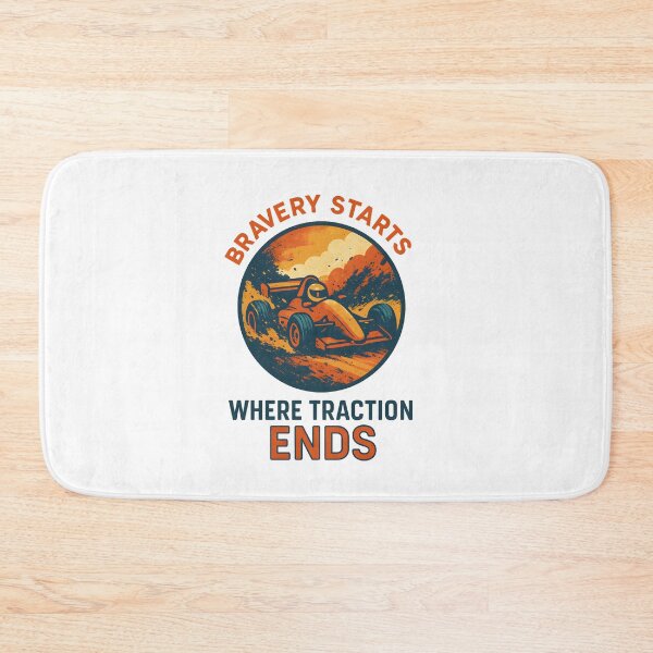 Item preview, Bravery Starts - Where Traction Ends - Motorsport designed and sold by inkNext.