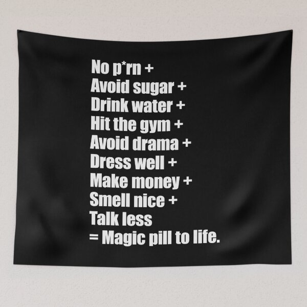 Item preview, Magic Pill to Life Self Improvement Gym Discipline designed and sold by FlyShop1.