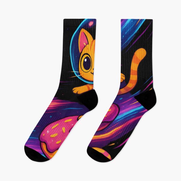Item preview, Space Cat Candy Comet Colorful Halloween	 designed and sold by Uglyandcute.