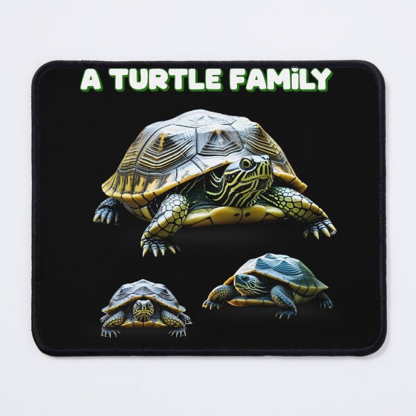 Item preview, A Turtle Family | Cute Eastern Mud Turtle Artwork for Nature & Animal Lovers designed and sold by ProDesignByMK.