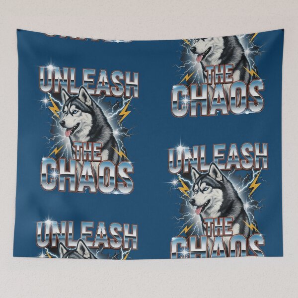 Item preview, Husky Bootleg Dog Shirt – Vintage Streetwear T-Shirt Design designed and sold by Teez Haven.