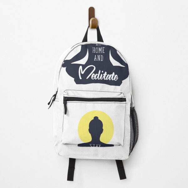 Item preview, You Can SaStay at Home and Meditate – Mindfulness Yoga Silhouette Designve the World – Stay Home Motivational Globe Design designed and sold by TeesHearts100.