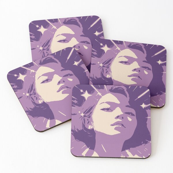 Item preview, dolled up radiant soul — Celestial Pop Art Portrait of a Strong Woman designed and sold by  Ojo de Lilith.