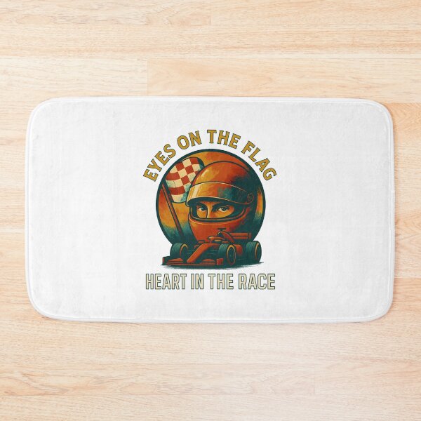 Item preview, Eyes on the Flag - Heart in the Race - Motorsport designed and sold by inkNext.