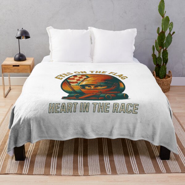 Item preview, Eyes on the Flag - Heart in the Race - Motorsport designed and sold by inkNext.