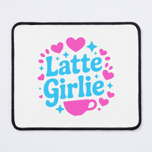 Item preview, Latte Girlie! Pink Coffee Girl designed and sold by PMCreative.
