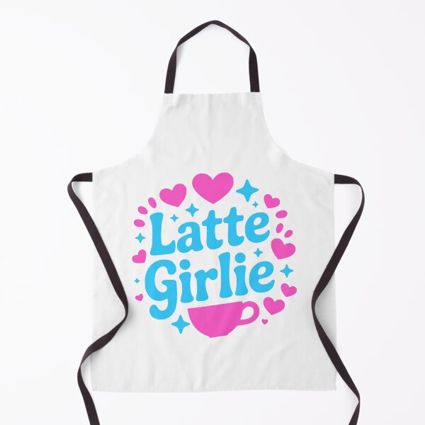 Item preview, Latte Girlie! Pink Coffee Girl designed and sold by PMCreative.