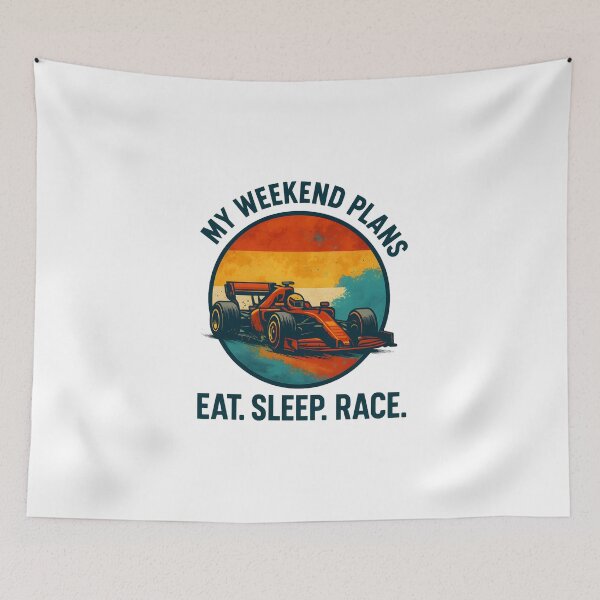 Item preview, My Weekend Plans - Eat. Sleep. Race. - Motorsport designed and sold by inkNext.