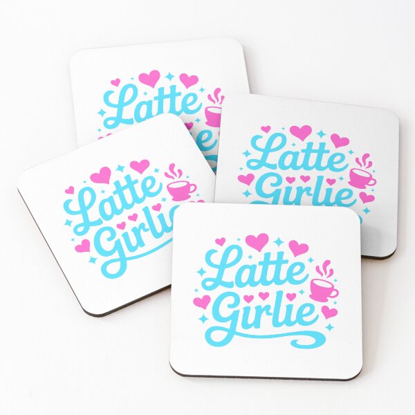 Item preview, Latte Girlie! Pink Coffee Girly designed and sold by PMCreative.