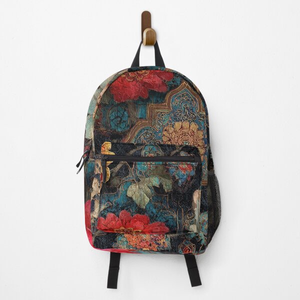 Item preview, Retro Japanese Inspired Floral Pattern designed and sold by HausKatz.
