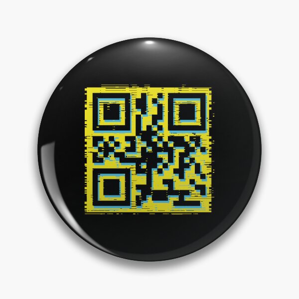 Item preview, [ACCESS DENIED] Cyberpunk Glitch QR-Code designed and sold by pat-design.