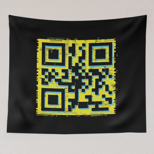 Item preview, [ACCESS DENIED] Cyberpunk Glitch QR-Code designed and sold by pat-design.