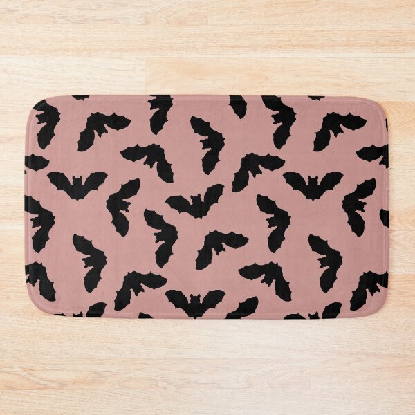 Artikelvorschau, Tossed black Bats on dusty Muted pink entworfen und verkauft von Designsbyluzia.