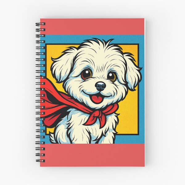 Item preview, Colorful Maltese  Dog Magic - Pop Art  Super Hero Illustration  designed and sold by FilMate.