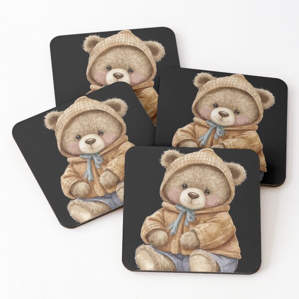 Item preview, "Cute Cozy Teddy Bear in Hoodie – Adorable Winter Style designed and sold by Chispapop.