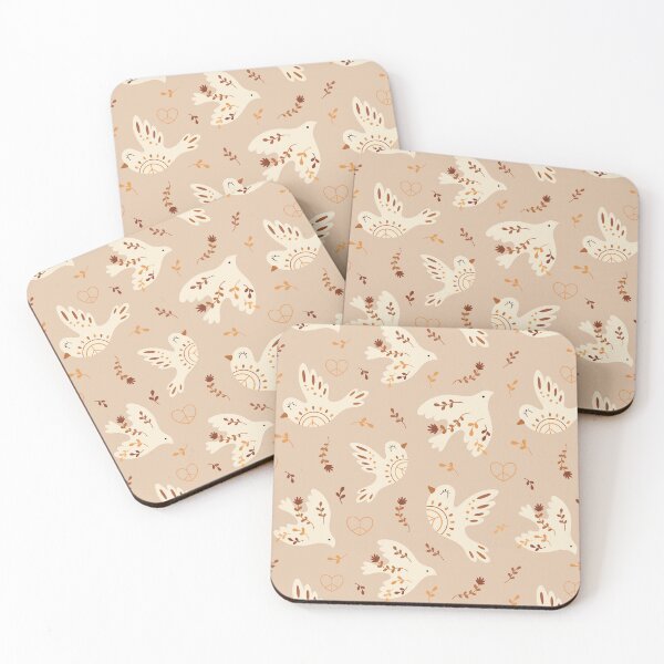 Item preview, Retro Peace Dove Pattern designed and sold by Julza Art.