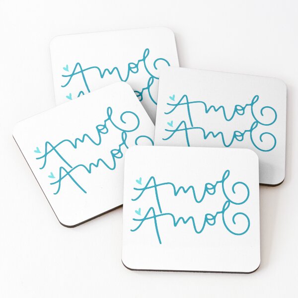 Item preview, Amor Amor Azul designed and sold by Tiny Joys Store.