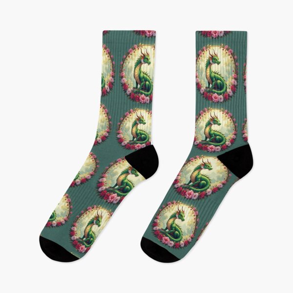 Item preview, Dragon With Flowers designed and sold by Planetporridge.