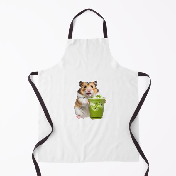 Item preview, Happy hamster with iced matcha drink ⸜(｡˃ ᵕ ˂ )⸝♡ designed and sold by cutepid.