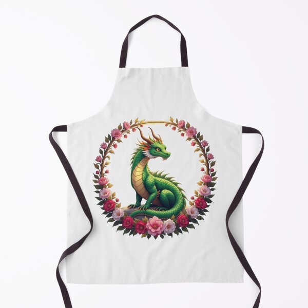 Item preview, Dragon With Flowers Artwork designed and sold by Planetporridge.