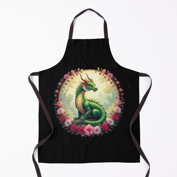 Item preview, Dragon With Flowers Art designed and sold by Planetporridge.