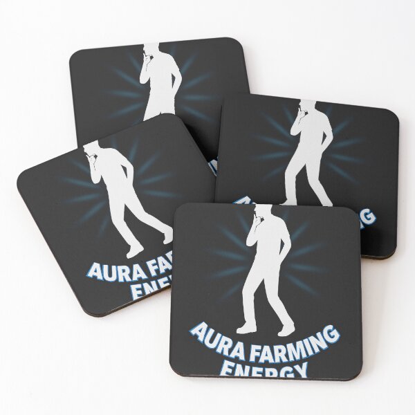Item preview, Aura Farming Energy – Minimalist TikTok Trend T‑Shirt designed and sold by EveryMeme.