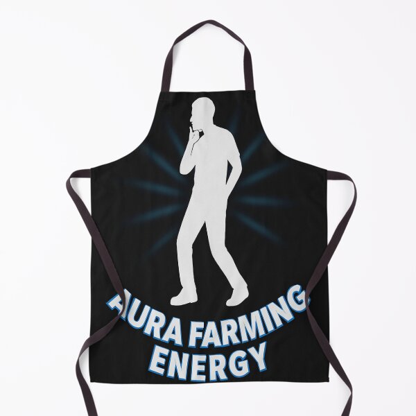 Item preview, Aura Farming Energy – Minimalist TikTok Trend T‑Shirt designed and sold by EveryMeme.