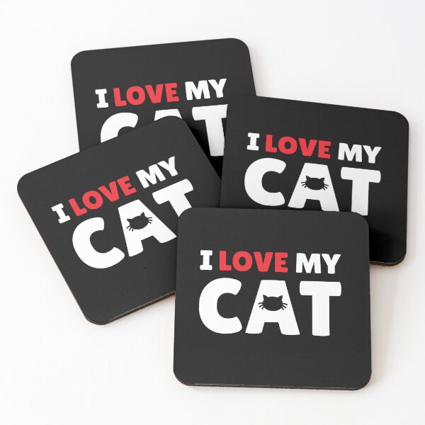 Item preview, I Love My Cat designed and sold by A-U-Design.