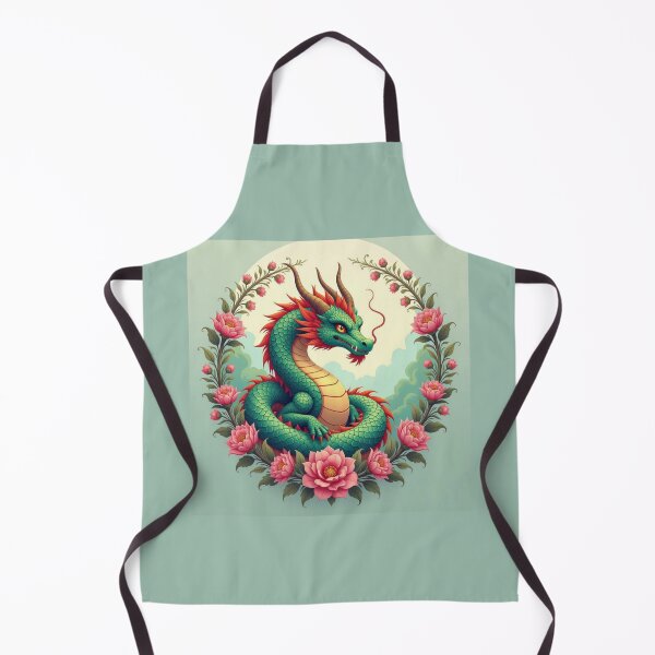 Item preview, Dragon In Flowers designed and sold by Planetporridge.