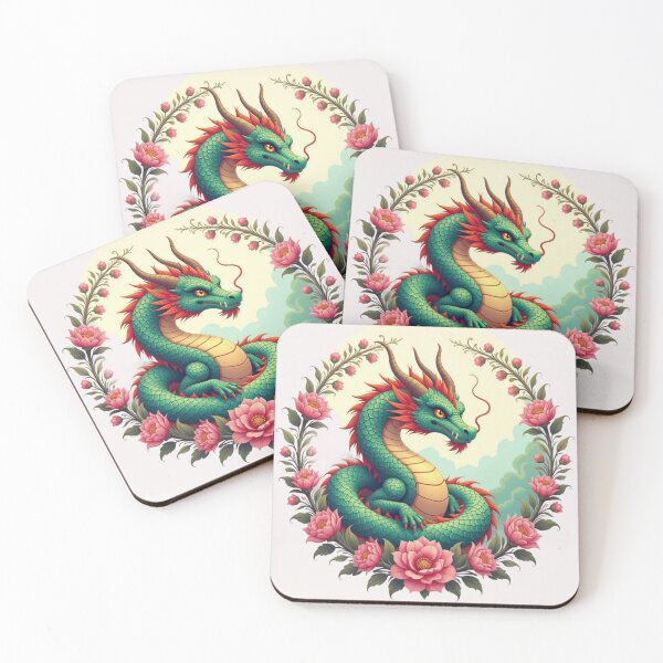 Item preview, Dragon In Flowers Art designed and sold by Planetporridge.
