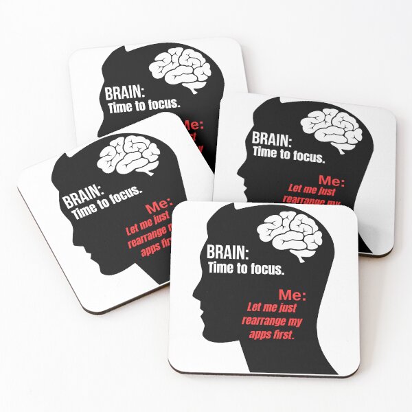 Item preview, Brain vs Me – Productivity Delayed designed and sold by Teenomix.