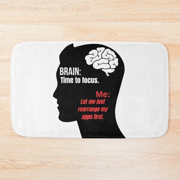 Item preview, Brain vs Me – Productivity Delayed designed and sold by Teenomix.