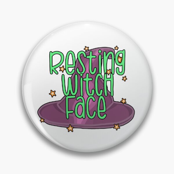 Item preview, Resting Witch Face designed and sold by Evercraft21.