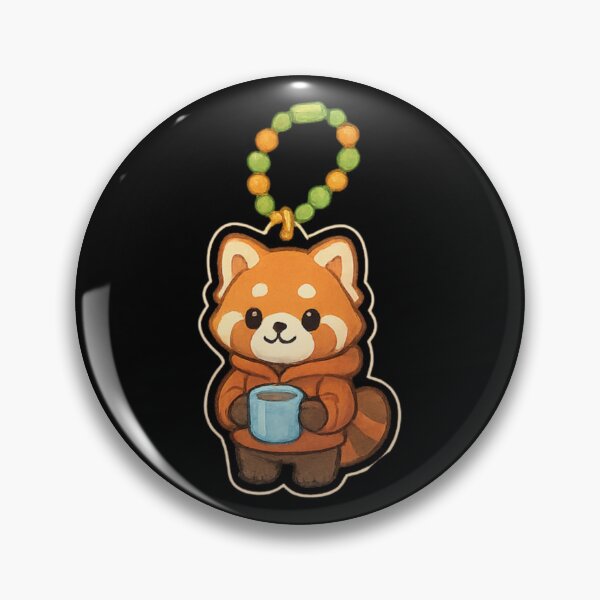 Item preview, Kawaii keychain Cute red panda designed and sold by DamioPolArt.