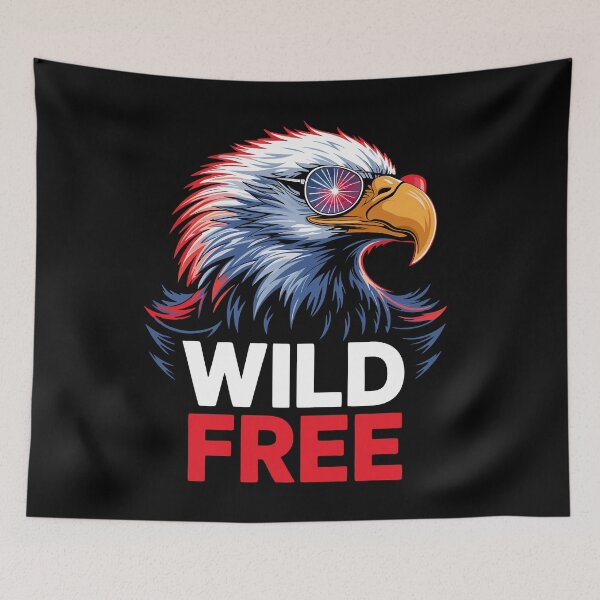 Item preview, Wild Free Bald Eagle USA Freedom Sunglasses designed and sold by Taans-Creation.