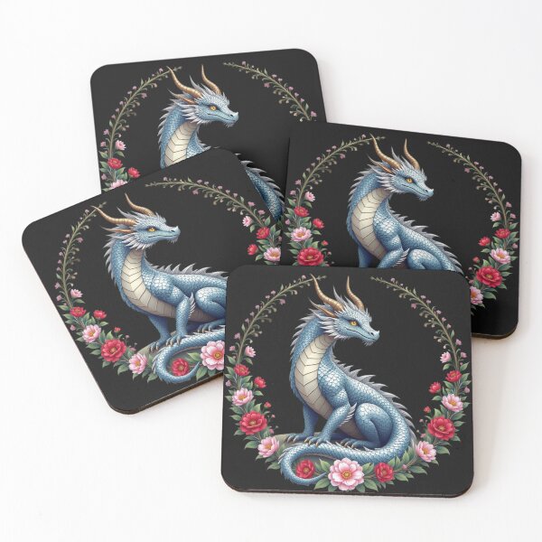 Item preview, Dragon And Flowers Art designed and sold by Planetporridge.