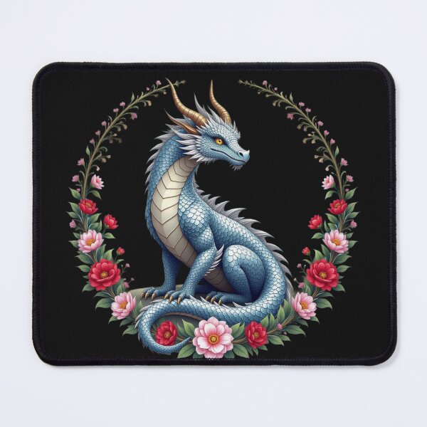 Item preview, Dragon And Flowers Art designed and sold by Planetporridge.