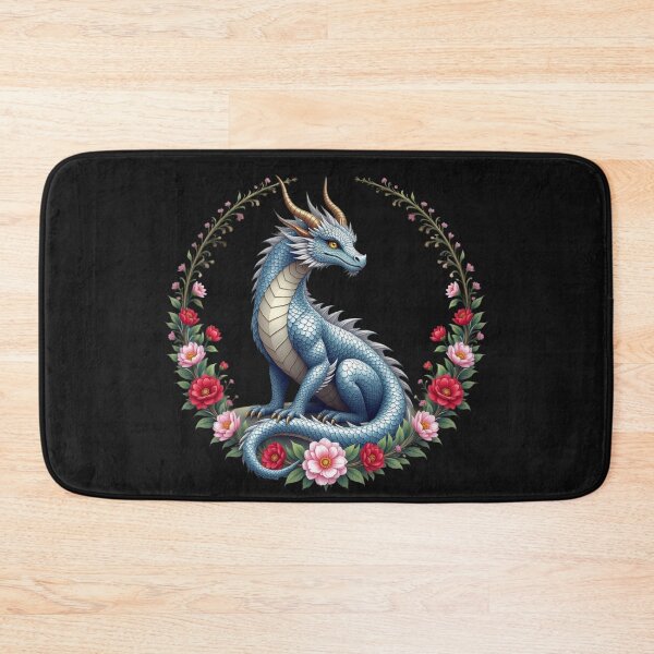 Item preview, Dragon And Flowers Art designed and sold by Planetporridge.