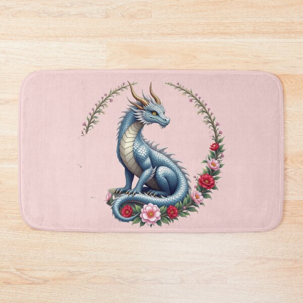 Item preview, Dragon And Flowers Artwork designed and sold by Planetporridge.