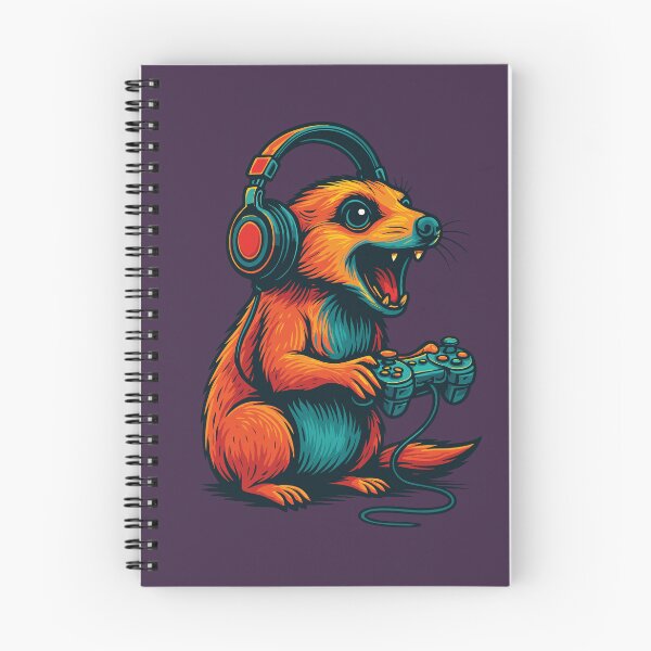 Item preview, Meerkat Gamer Awawa Video Games Funny designed and sold by d247.